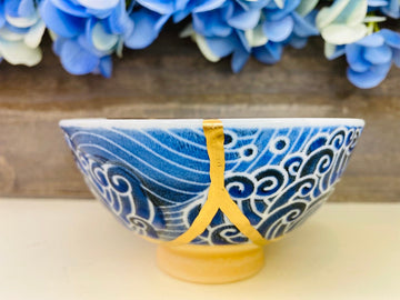 Kintsugi Bowls, Whale Bowl, Fine Art Ceramics, Japanese Decor, Kintsugi Pottery, Fathers Day Gifts, Wedding Gifts, Kintsugi White Whale Bowl